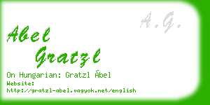 abel gratzl business card