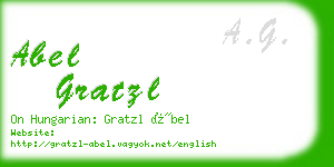abel gratzl business card